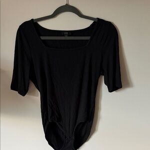 J. Crew Elegant Black Bodysuit